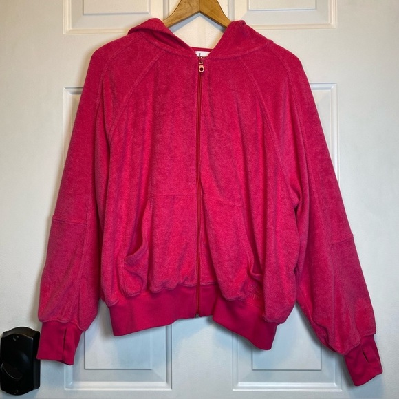aerie Tops - Offline by Aerie Terry Full Zip Hoodie Women's XS Pink Fleece Gorpcore Beach